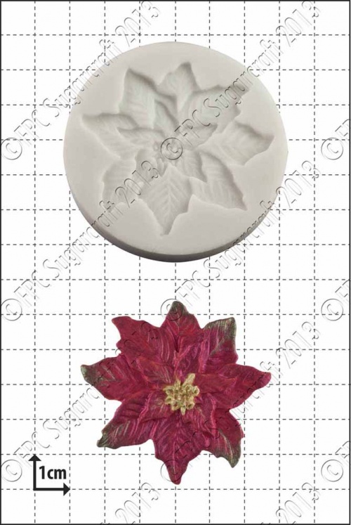 'Poinsettia' Silicone Mould